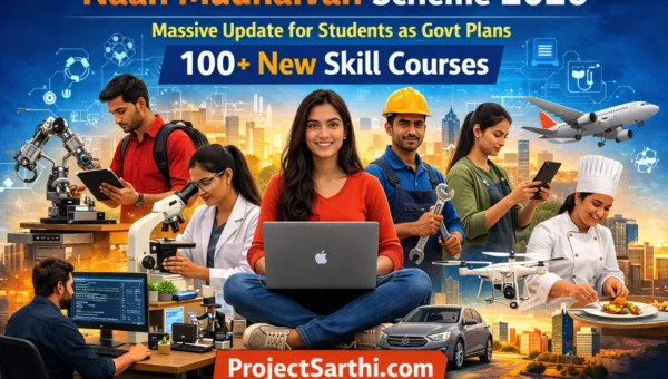 Naan Mudhalvan Scheme 2026 update showing students and skill training programs as Tamil Nadu government plans 100+ new courses.