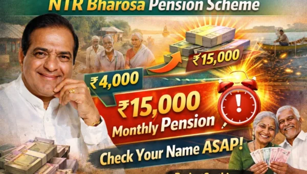 NTR Bharosa Pension Scheme 2026 ₹4000 to ₹15000 monthly pension update for elderly widows and disabled beneficiaries