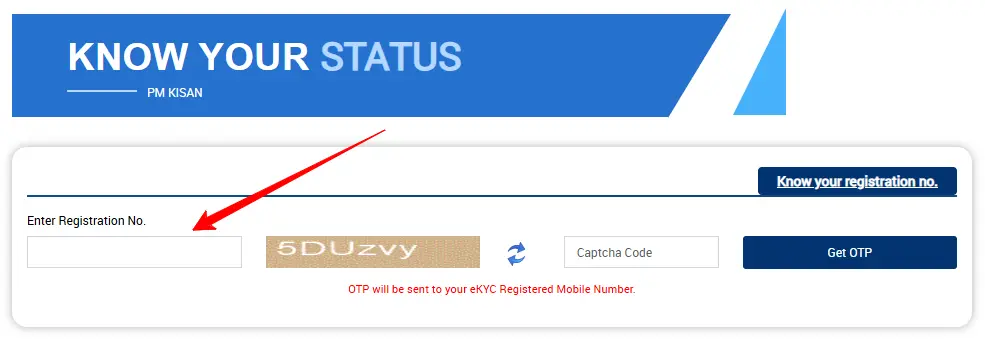 PM Kisan Beneficiary Status 2026: पैसा आया या नहीं? ऐसे चेक करें मिनटों में 3 PM Kisan status check page जहाँ Registration Number और captcha डालकर OTP verify करते हैं