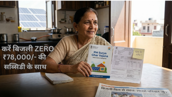 PM Surya Ghar Yojana 2026 Apply - घर की छत पर सोलर पैनल और ₹78,000 सब्सिडी की जानकारी